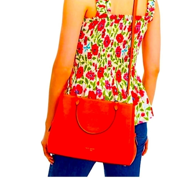 KATE SPADE LEIMA TRIPLE COMPARTMENT SATCHEL BAG - Picture 1 of 11